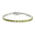 Natural Peridot Bracelet, 925 Silver Bracelet, Tennis Bracelet, Green Peridot Gems, New Year Gift, Peridot Jewelry, Sterling Silver Bracelet product logo