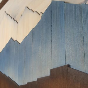 3D Wood Mountain Wall Art, Mountain Range Decor image 7