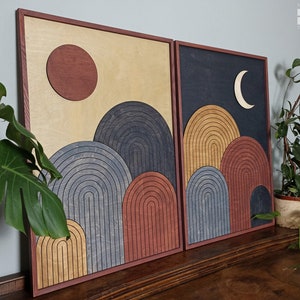 Modern peoples HALF MOON テクスチャーアート Modern peoples HALF MOON テクスチャーアート