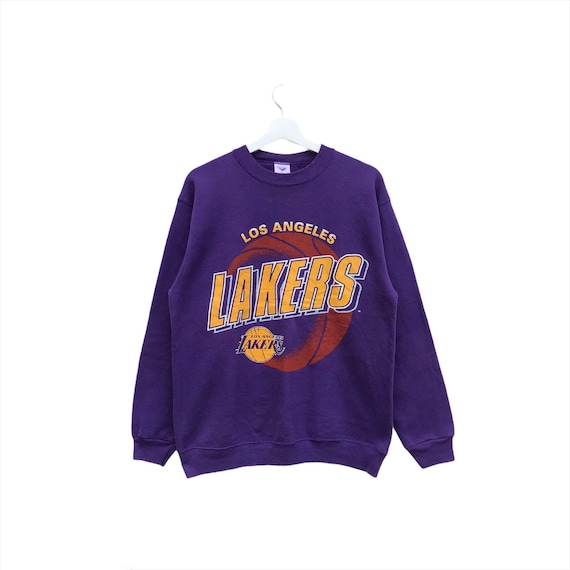 LA Lakers NBA Logo Purple Pullover Hoodie