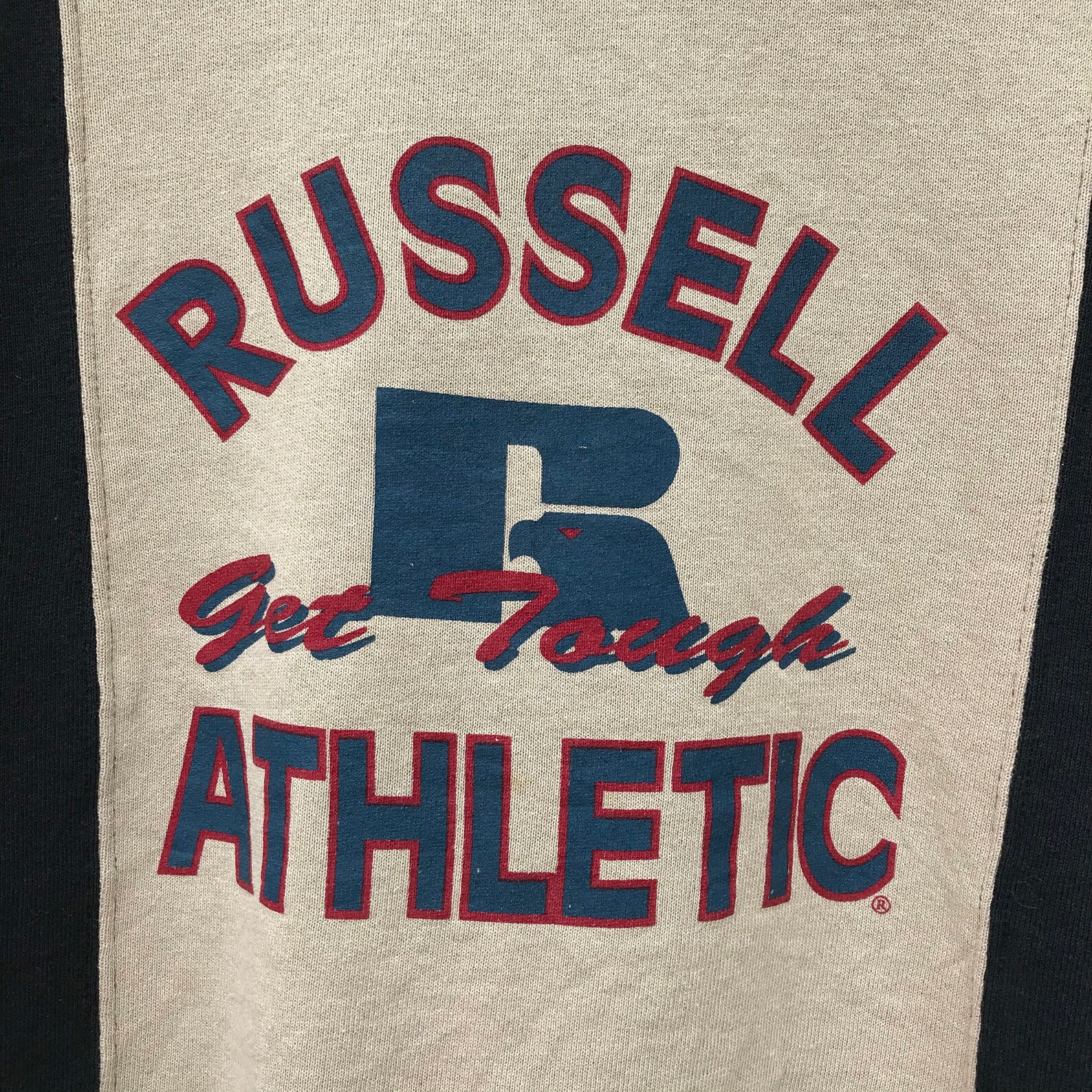 Rare Vintage 90's russel athletic big spellout logo Etsy