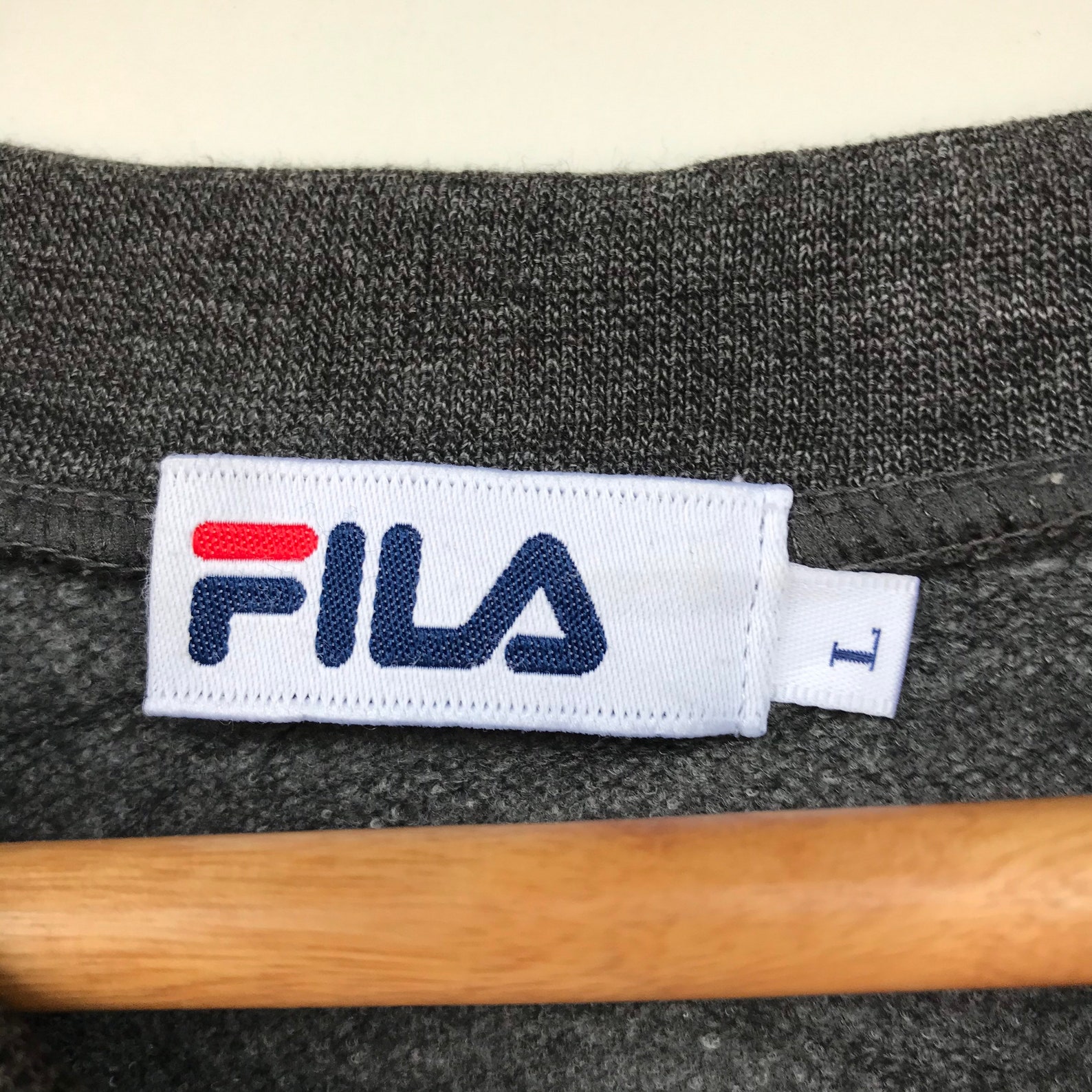 Pick FILA embroidery spellout logo pullover jumper | Etsy