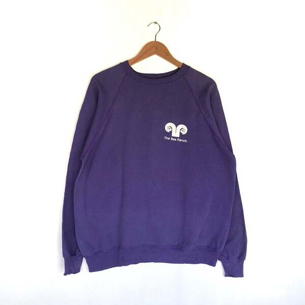 Rare! Vintage The sea ranch big logo pullover jumper sweatshirt/fashionstyle/streetwear/hawaii