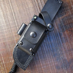Leather Sheath for Fällkniven S1 or S1pro, Bushcraft Sheath, Survival Sheath, Camping, Outdoor gear
