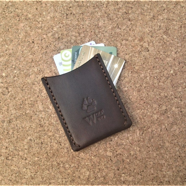 Card Sleeve Wallet, Leather Card Holder, Minimalist Card Holder, Leather Wallet, Slim Card Wallet, EDC Wallet, Slim Card Holder