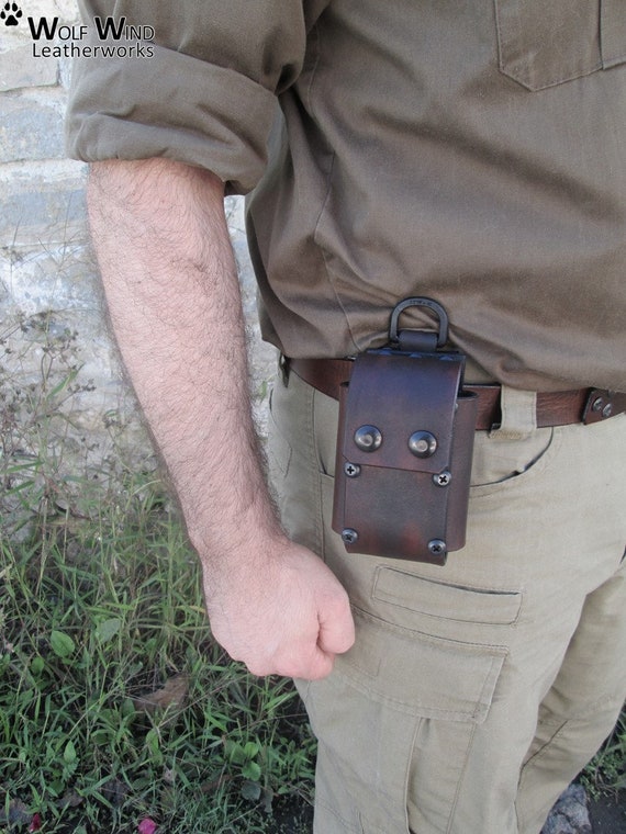 Edc Pouch Leather Belt Bushcraft - Diy Leather Belt Pouch Kit Edc Pouch Leather Belt Bushcraft - Diy Leather Belt Pouch Kit