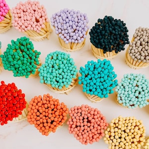 2 inch Size Refill Wooden Matches | Color Tip Loose Matches | Matchbox Refill and Bulk Matchsticks