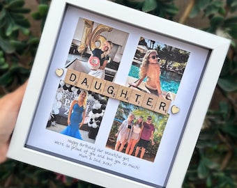 Daughter photo gift, Best Daughter present. Personalised Daughter frame gift.