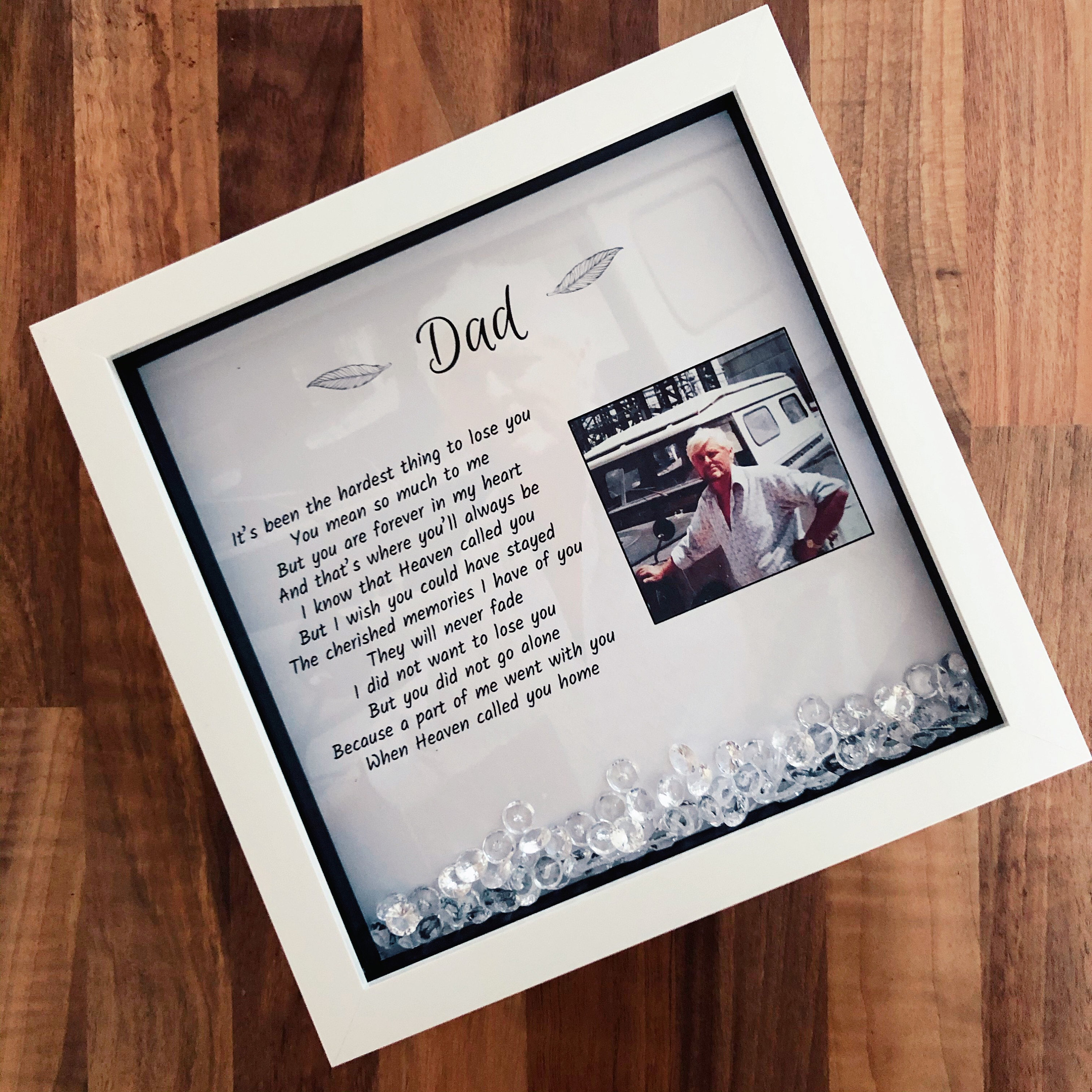 Personalised Remembrance Frame. in Memory Frame. Sympathy Etsy UK