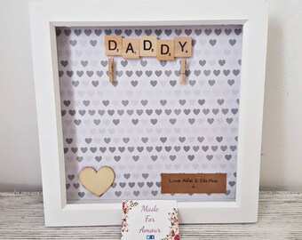 Personalised Daddy Scrabble Frame