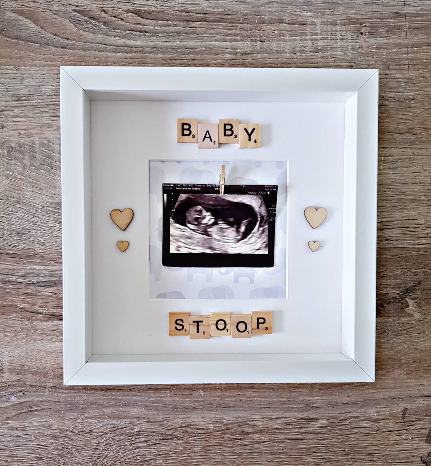 Baby Scan Frame. Personalised New Baby Frame - Etsy UK