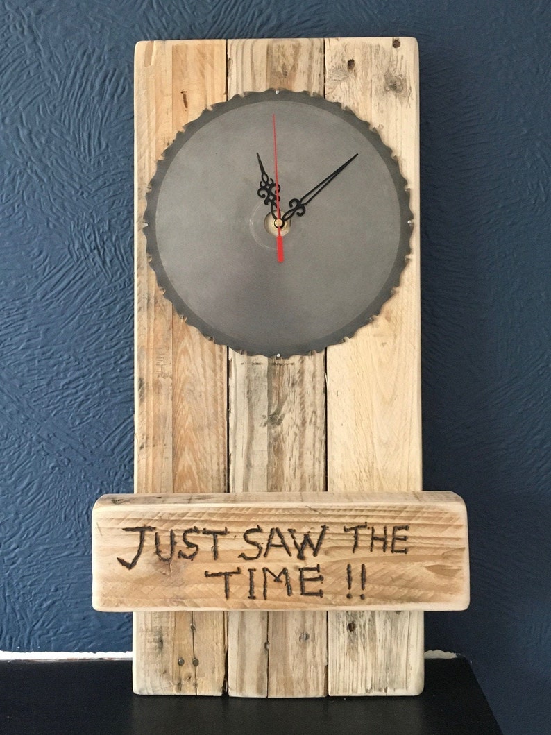 Saw Wall Clock Etsy