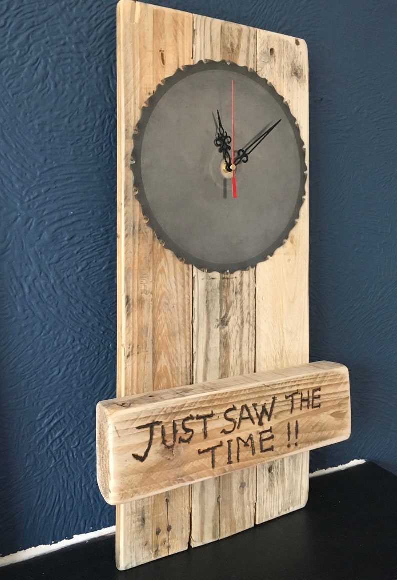 Saw Wall Clock Etsy