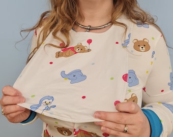 Bed Teds Bib By the dotty diaper company, abdl, ddlg, mdlb, mdlg, DDLB, CGL
