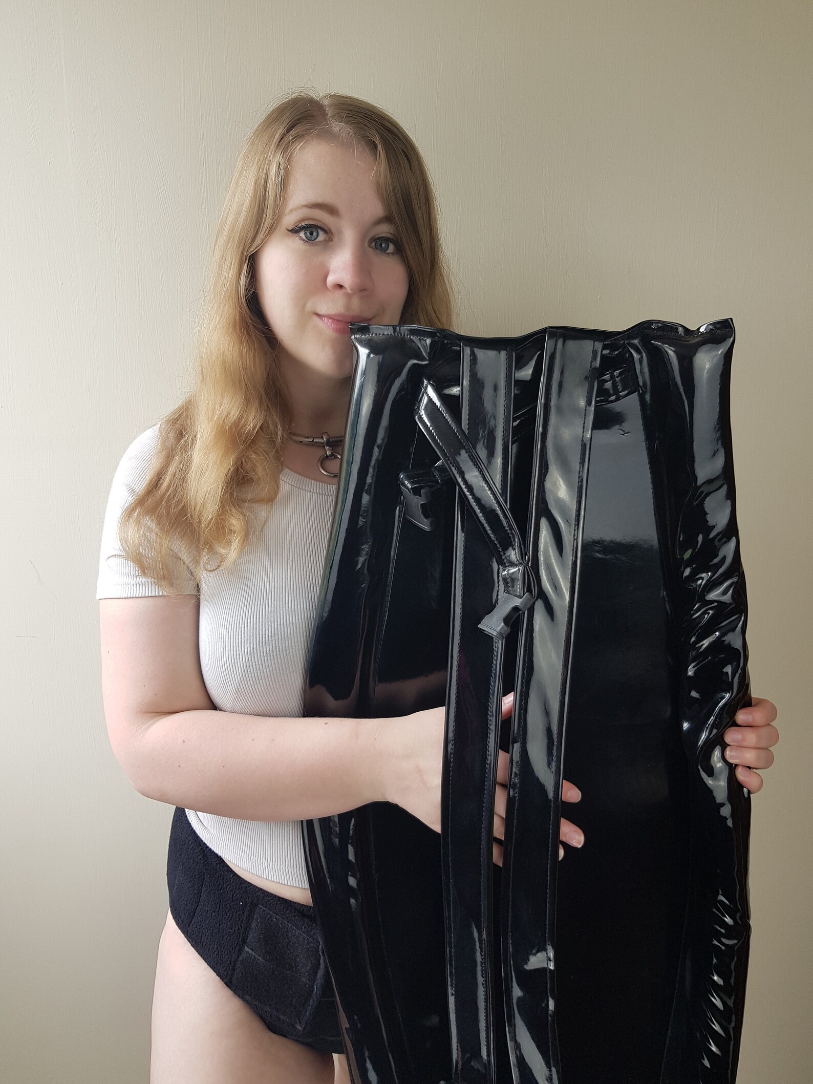 ABDL PVC Spreader Pants BLACK Etsy Norway