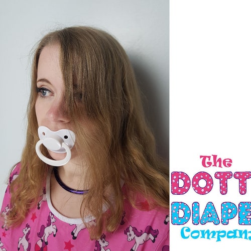 Adult Pacifier Gag Locking Red V2 ABDL Dummy Gag Agere Etsy UK