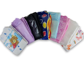 M - XL Complete Range Sample Pack 8 Diapers Adult diaper NAPPY Incontinence ABDL Sample