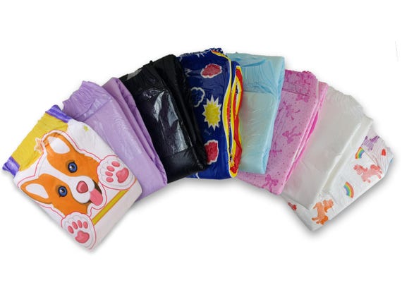 M - XL サンプルパック 8枚入り 大人用おむつ 失禁 ABDL サンプル