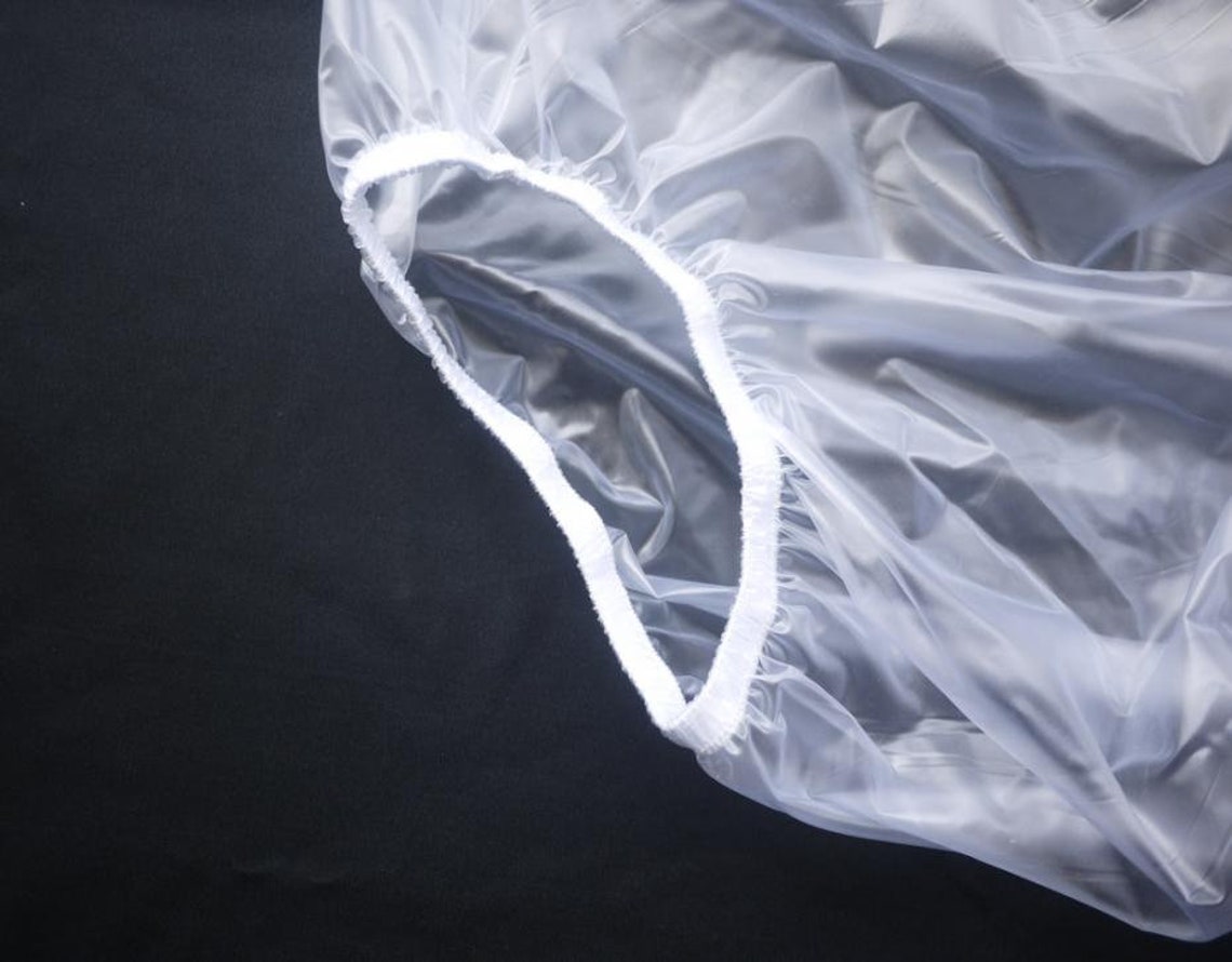 Clear PVC Plastic Pants Adult Diaper Nappy Incontinence ABDL Etsy