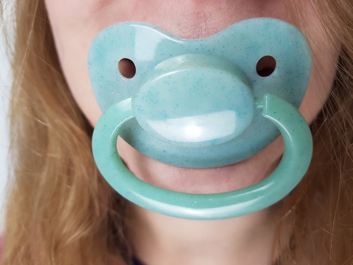 Adult Pacifier Soother Dummy From the Dotty Diaper Company Etsy