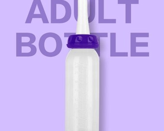 Adult Bottle from the dotty diaper company Purple (crafting part)
