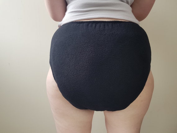 Black Cloth Diapers 4000ml Adult NAPPY Incontinence photo