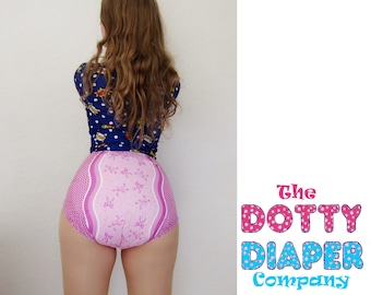 M - XL 5 Pack Super Dotty the Pony 5000ml, Pieluszka dla dorosłych NAPPY Nietrzymanie moczu, ABDL Sample