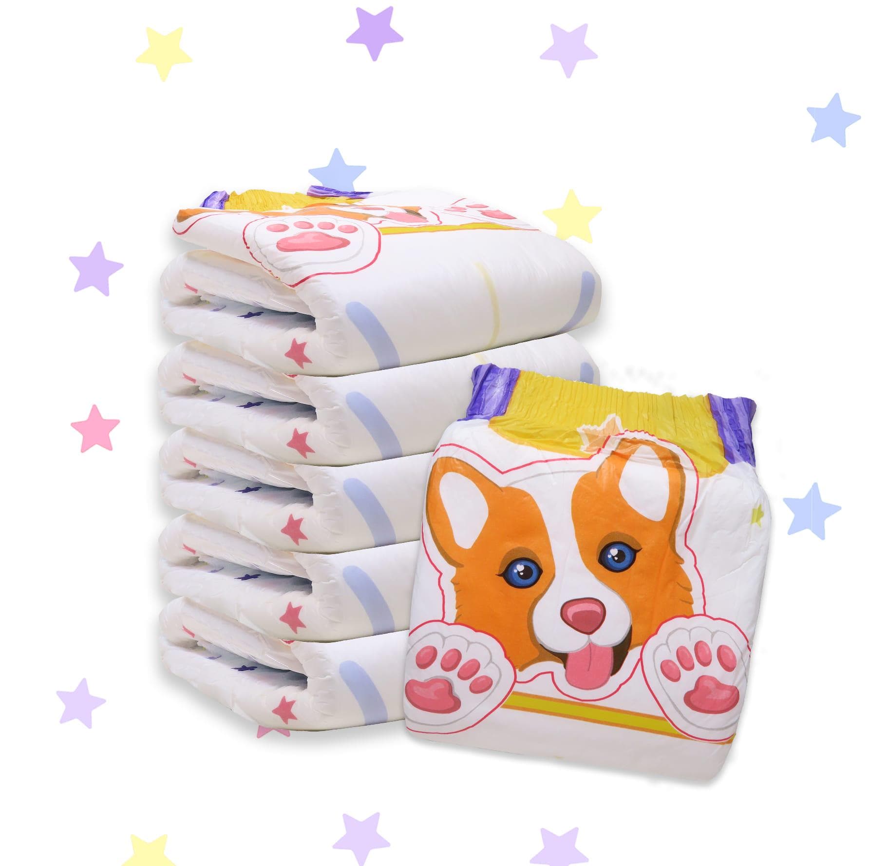 M - XL プレイフルパップ 6000ml、大人用おむつ NAPPY 失禁、ABDL M - XL プレイフルパップ 6000ml、大人用おむつ NAPPY 失禁、ABDL