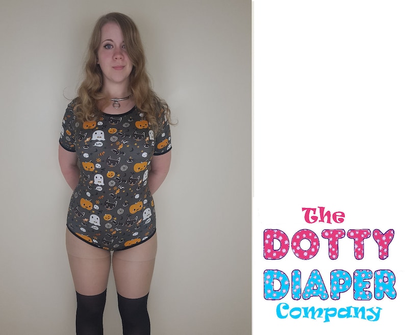 Spooky Littles onesie By the dotty diaper company, Small to 6xl, abdl, ddlg, mdlb, mdlg, DDLB, CGL 