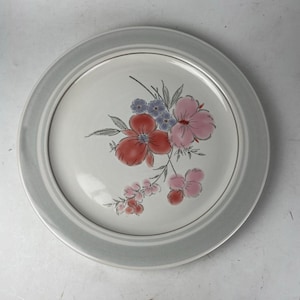 Galleria Collection 1985 JMP Floral Stoneware 10.7” Dinner Plate, Japan, Vintage, Japan Ceramic