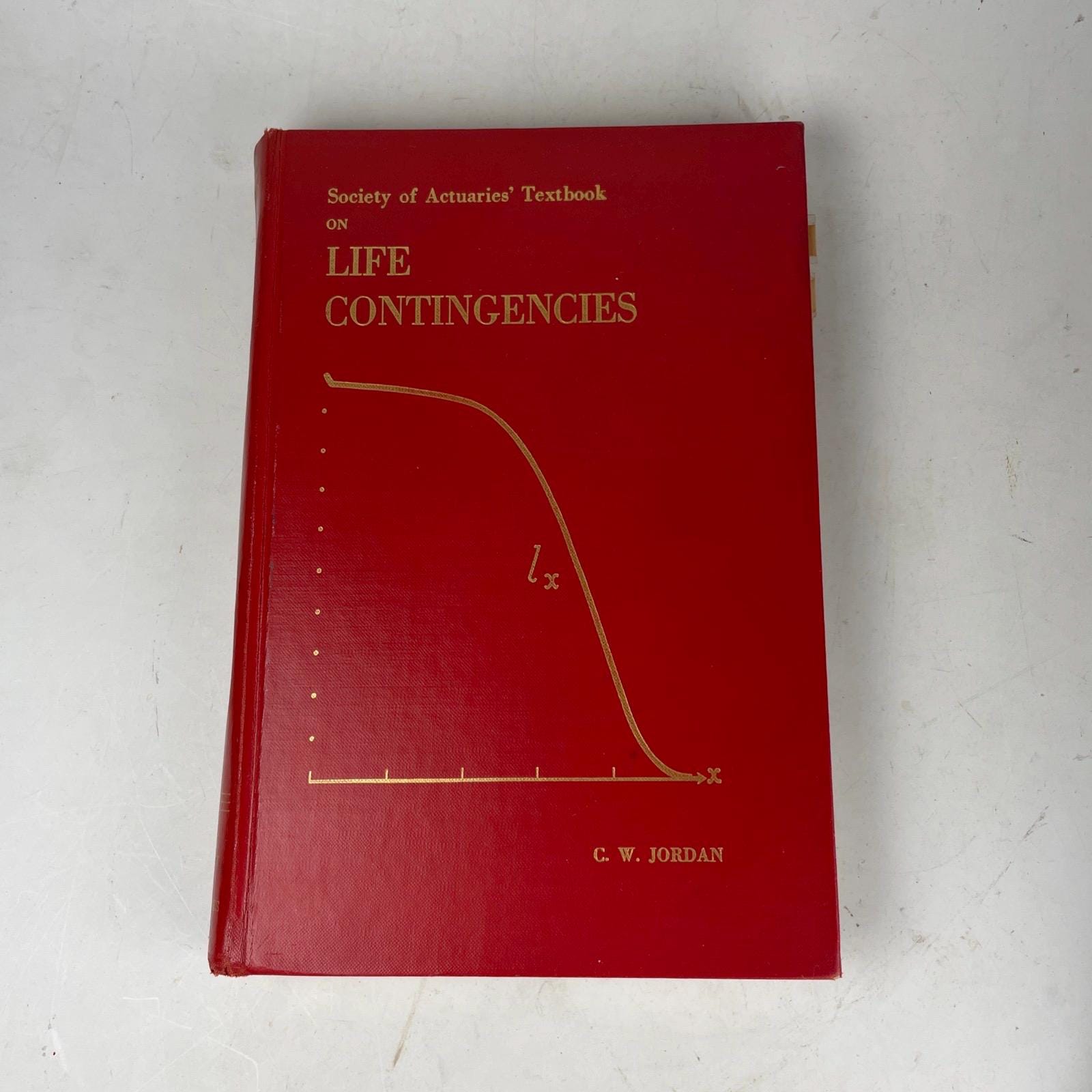 Vintage Book Mathematics Statistics Probability Society of Actuaries': on Life Contingencies ...