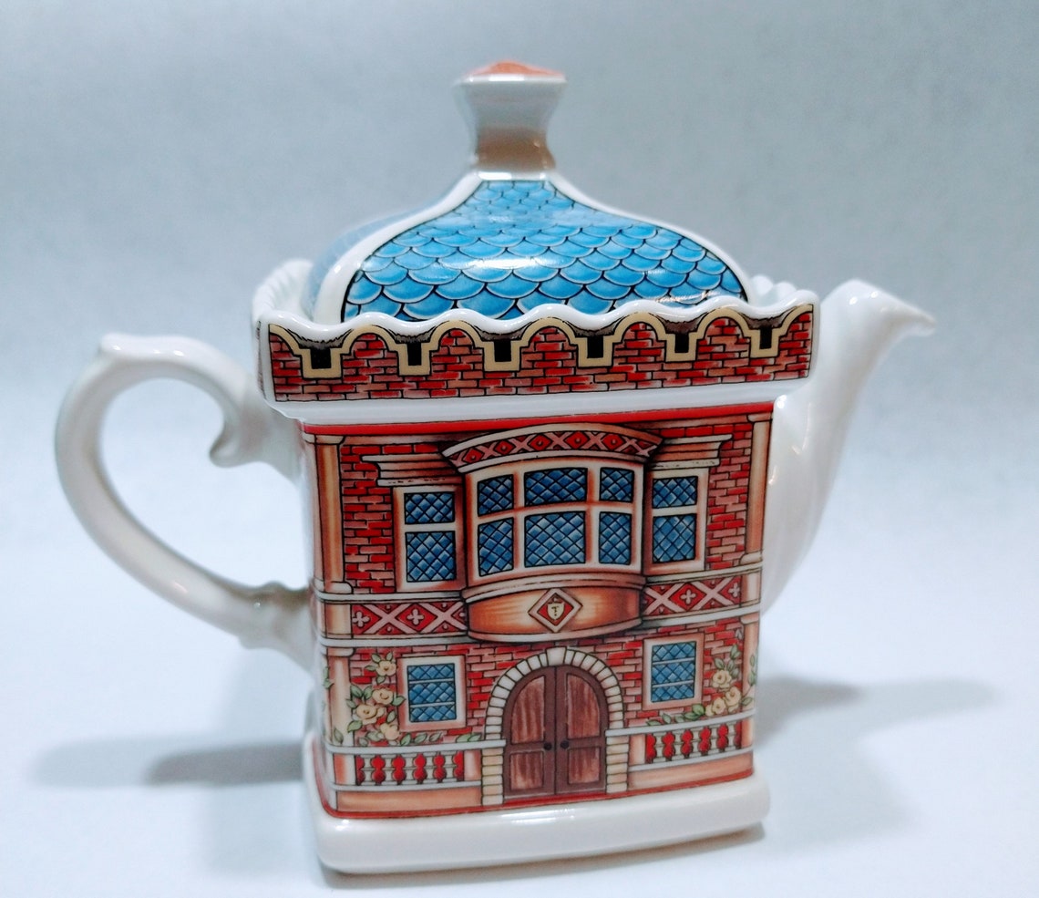 Vintage Sadler Teapot English Country Houses Elizabethan House Etsy