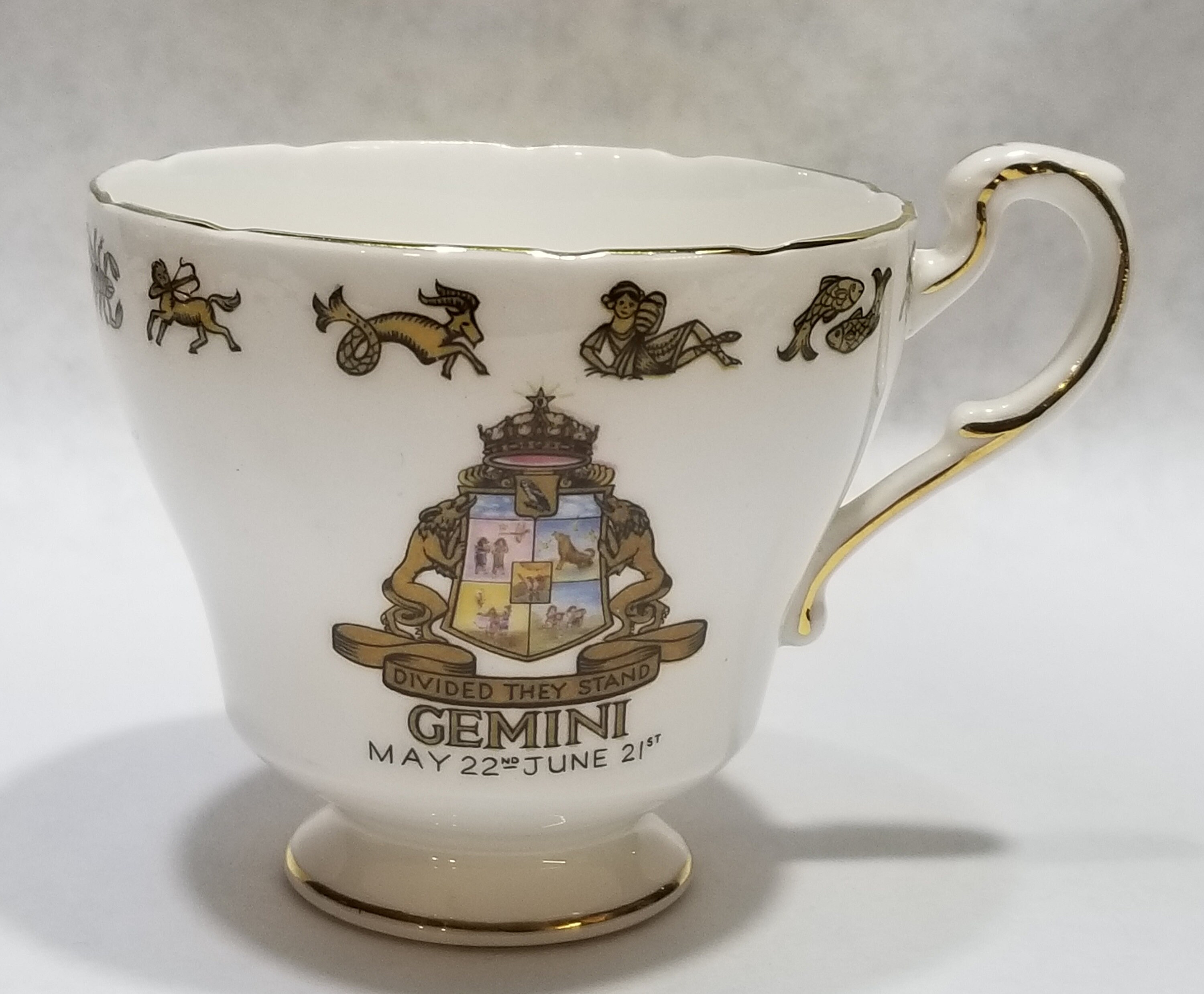 Vintage Regal Bone China Gemini Zodiac Tea Cup Only with Etsy