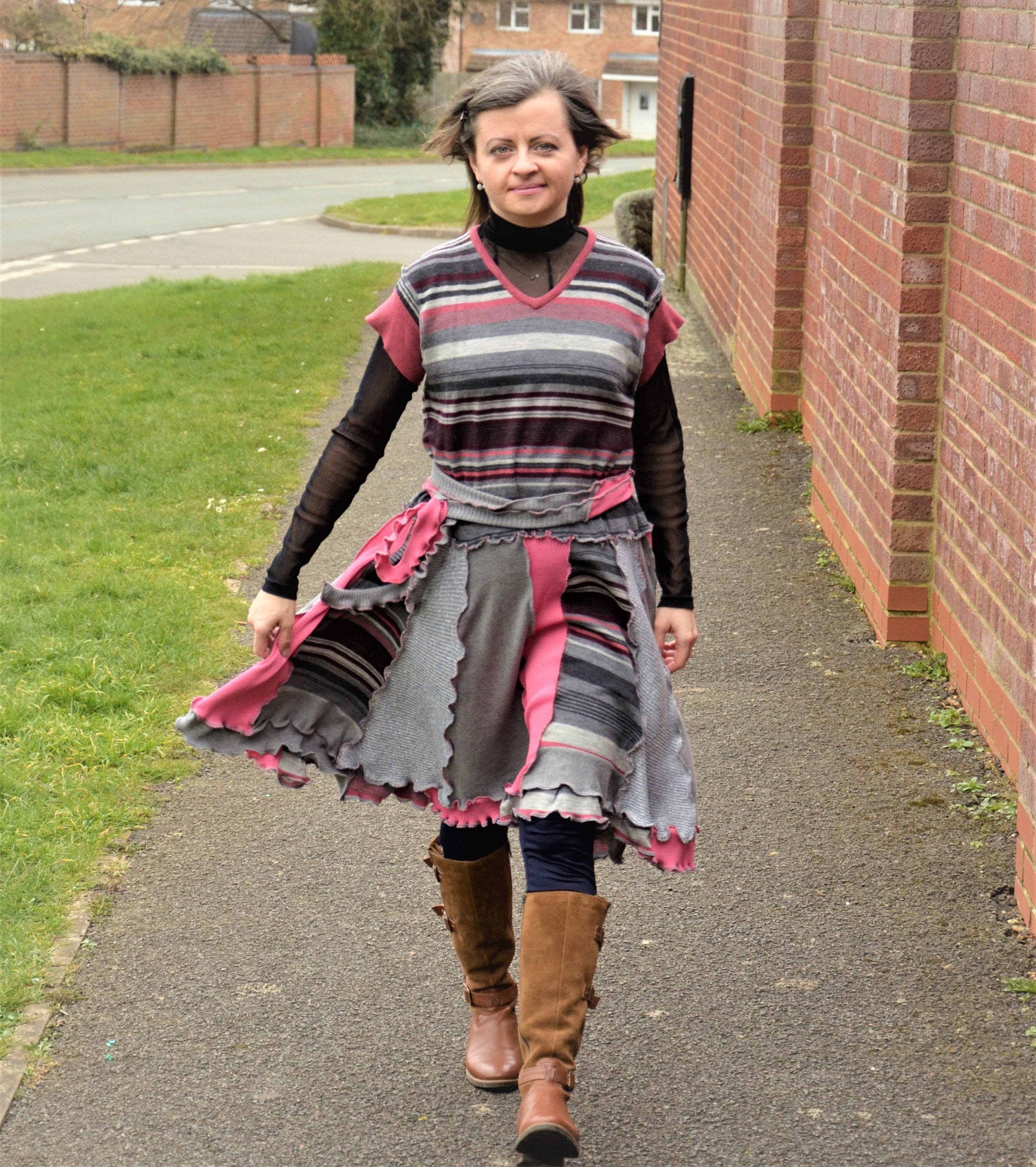 pinafore dress size 14