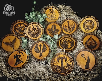 Dungeons & Dragons 100% Leather Coasters
