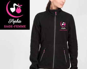 Corridor pass fleece jacket - Childcare worker - Midwife - Gynecologist - Childcare assistant