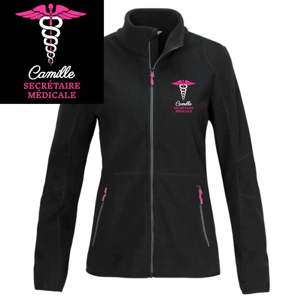 Veste polaire passe couloir Infirmiere Aide soignante Etudiante infirmiere AES AESH ASH et Autres soignantes Etsy Italia