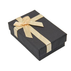 12pcs Black Cardboard Jewellery Gift Boxes - Necklace, Earring, Ring Packaging - 8.5x5.5x3cm Jewellery Display & Storage