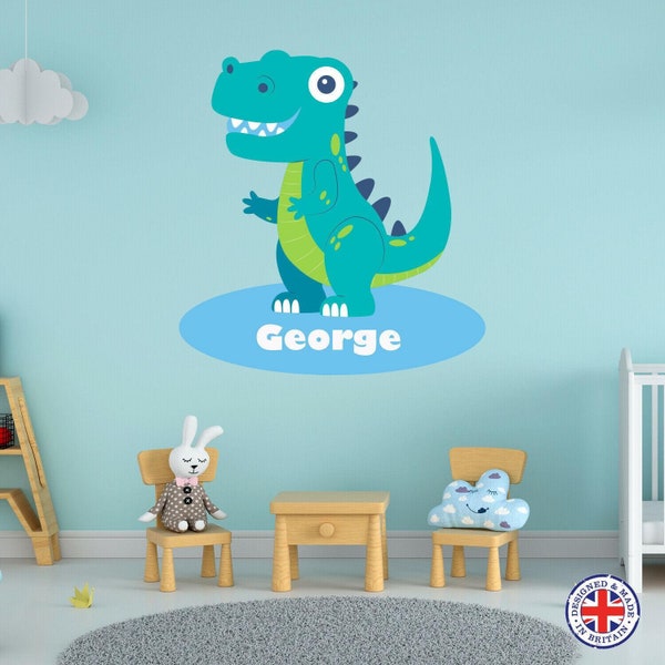 Dinosaur Wall Decal Etsy UK