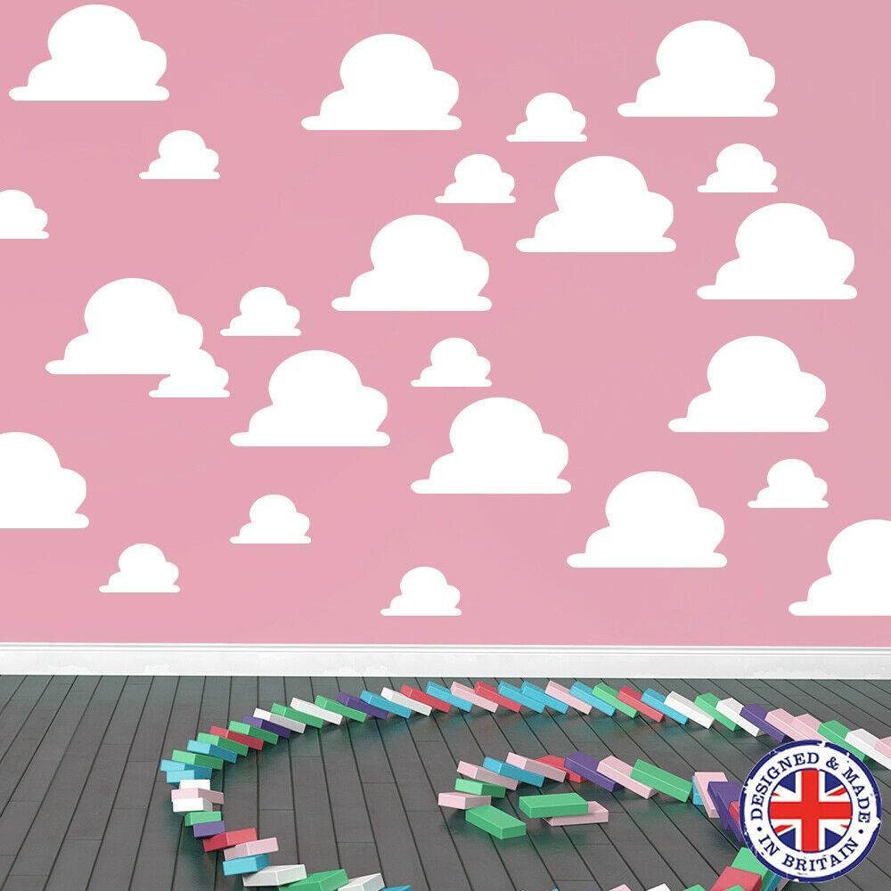 20 / 40 Clouds Toy Story Inspired Themed Bedroom Wall Vinyl Etsy UK