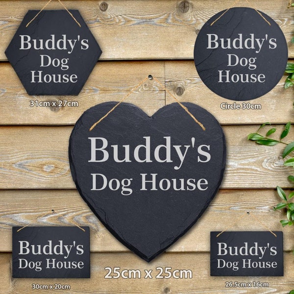 Dog House Plaque Etsy UK