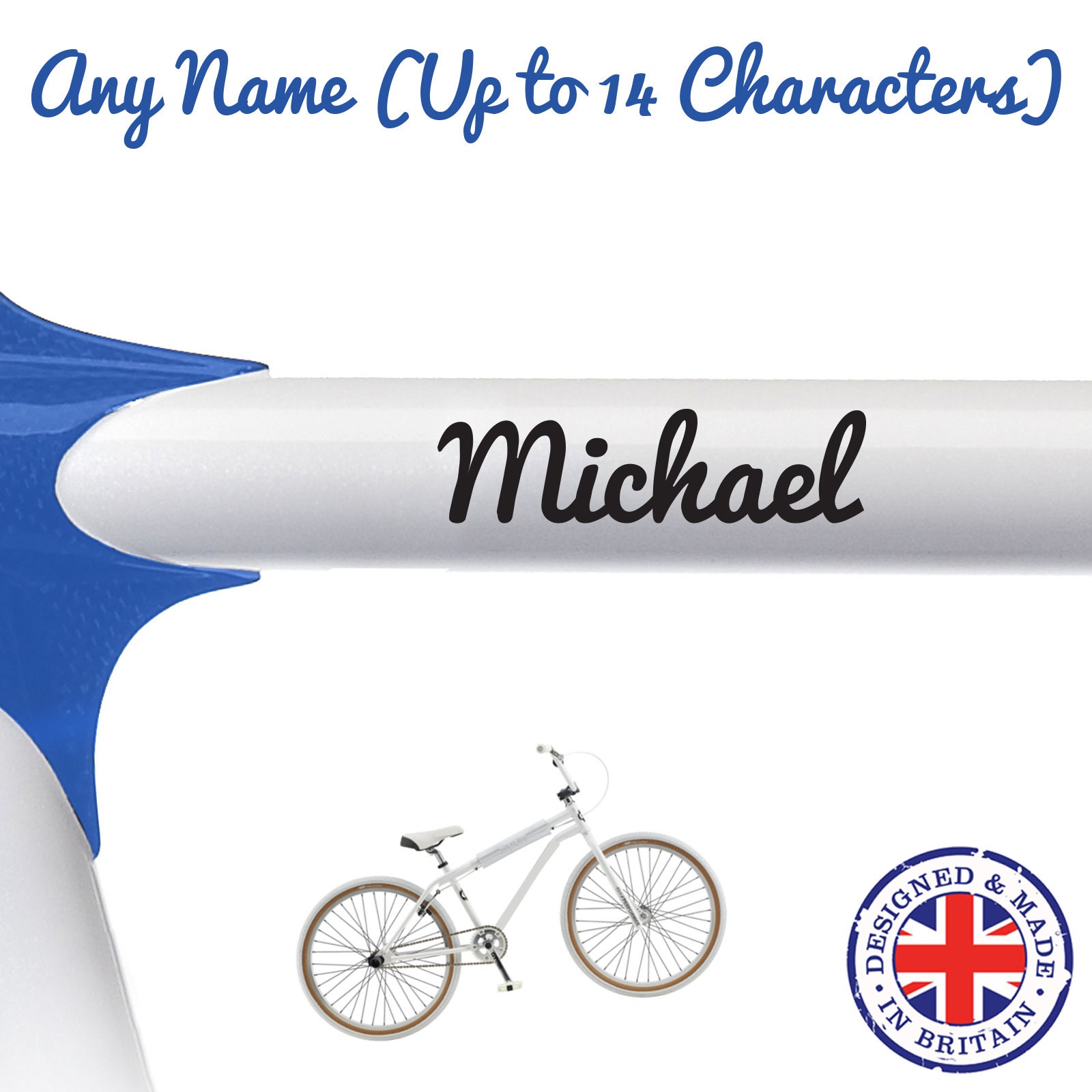 Personalised bike best sale accessories