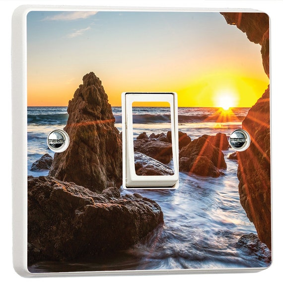 Matterhorn Mountains 3D Light Switch Sticker Cover Vinyl Skin Wall Decal Decor