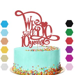 Cake Topper Compleanno 60 Anni Oro 18x20 cm, Solo Party