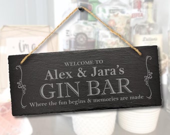 Gold #GINNING Gin signe métal Road Home rustique pub bar boissons RHUM VIN Gold #GINNING Gin signe métal Road Home rustique pub bar boissons RHUM VIN
