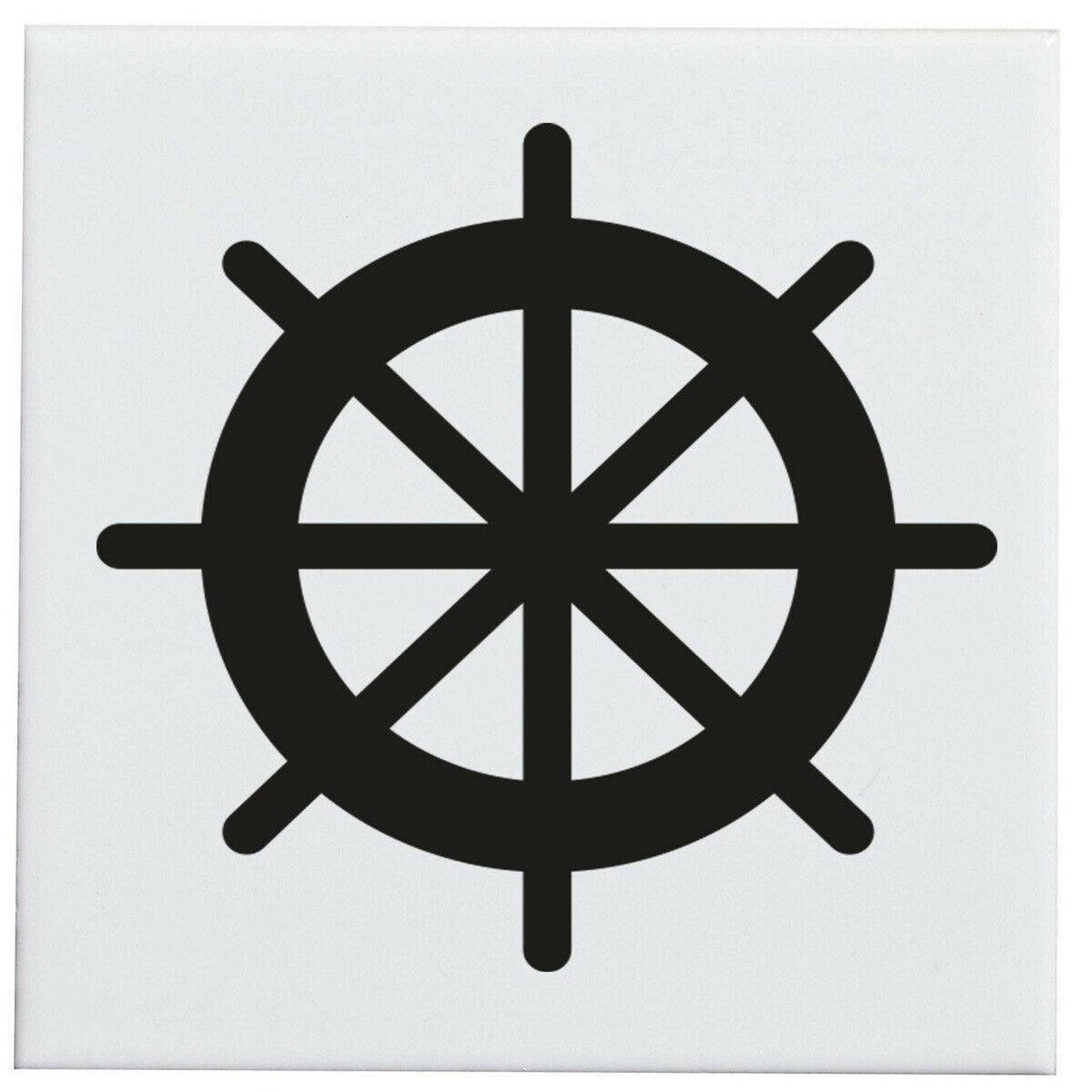 Wheelmark Sticker Ship Wheel Vinyl Tile Sticker Nautical Wall Decal Boat - Etsy UK