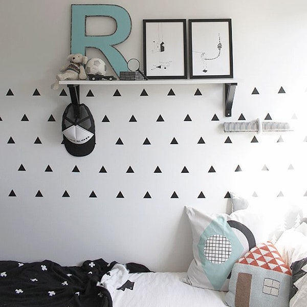 Triangle Wall Decal Etsy