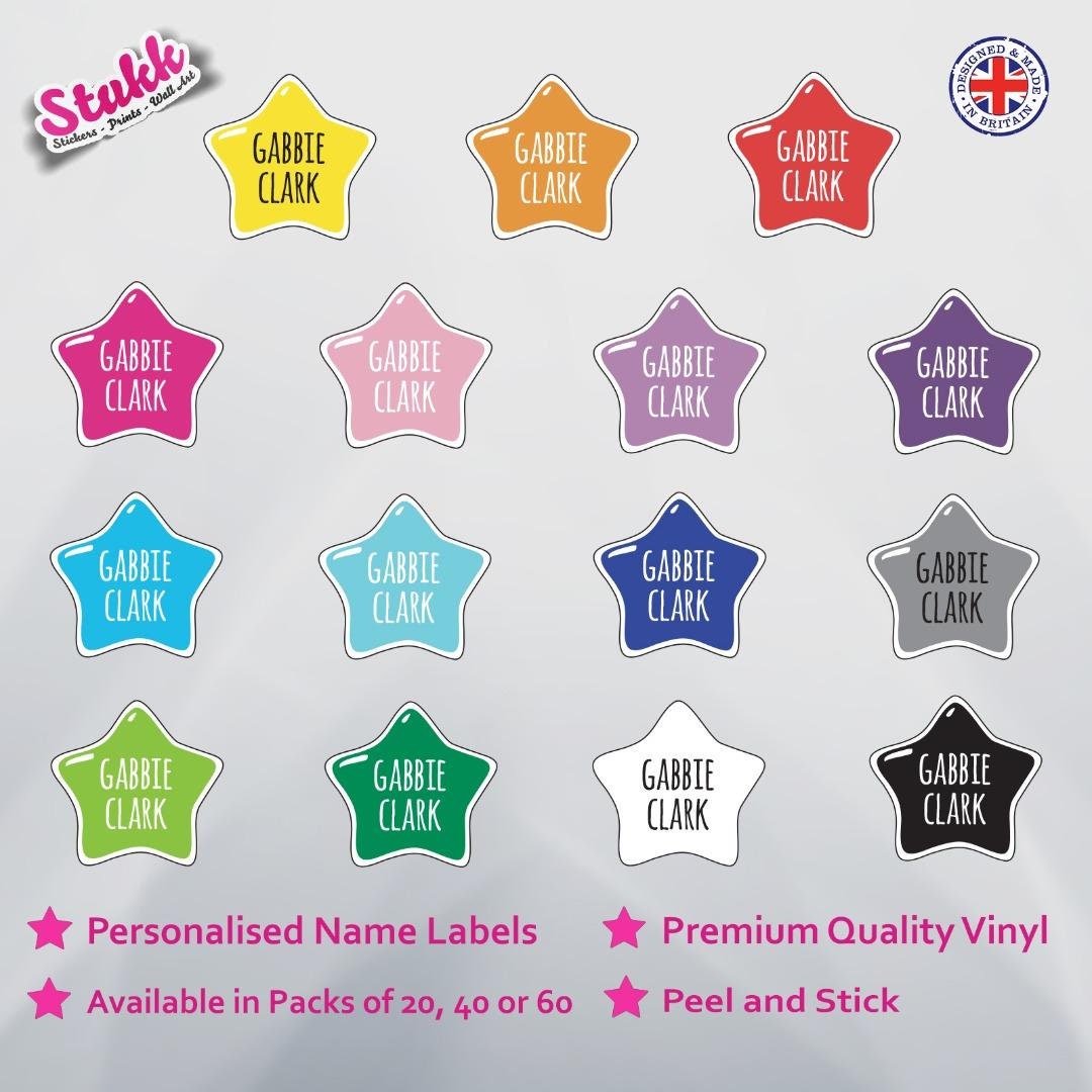 Name stickers sale for kids