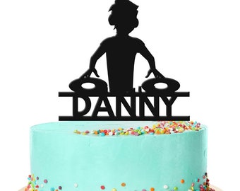 Wedding Cake Topper Dj Etsy France