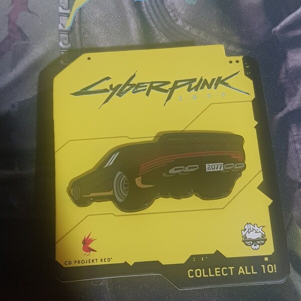 OFFICAL 2077 car  enamel cyberpunk 2077 pin